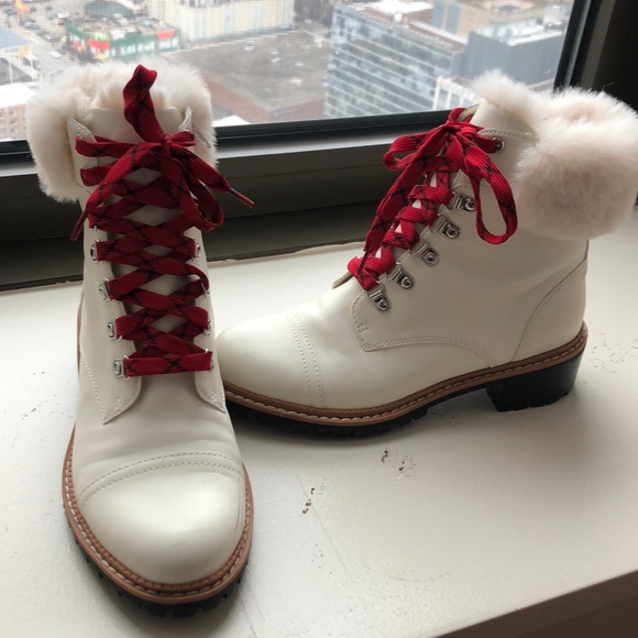 fur lined hiker boots